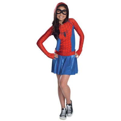 Spider-Girl Hoodie Dress Childrens Costume_1 rub-610232M