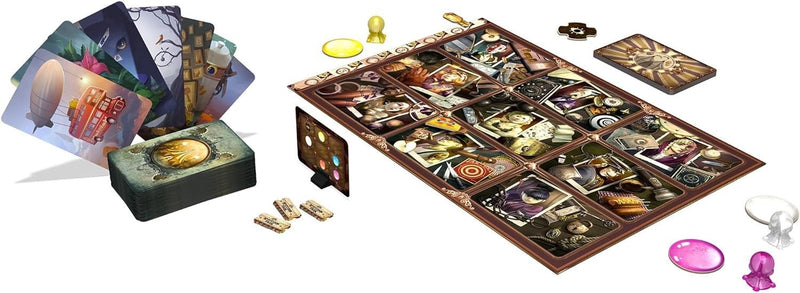 Mysterium Park Board Game - Enigmatic Cooperative Mystery Game with Ghostly Intrigue, Fun for Family Game Night, Ages 10+, 2-7 Players, 30 Minute Playtime, Made by Libellud