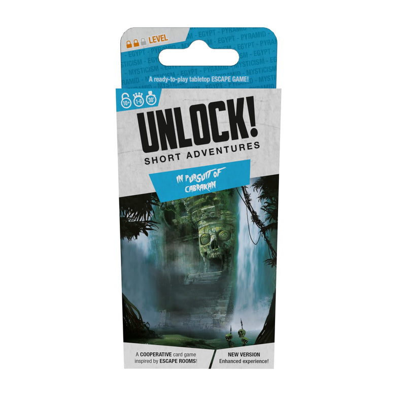 UNLOCK! Short Adventures 2: The Awakening of The Mummy - Immersive Escape Room Card Game for Kids and Adults, Ages 10+, 1-6 Players, 30 Minute Playtime, Made by Space Cowboys