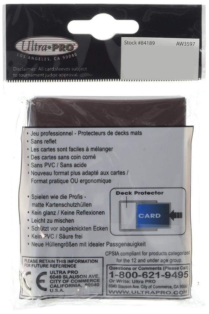 Ultra Pro Matte Deck Protector Card Sleeves (Pack of 50)_Parent