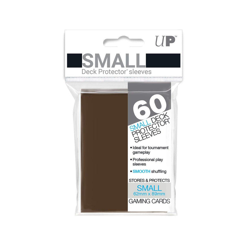 Ultra Pro 84028 Trading Card Sleeves, Brown, Small