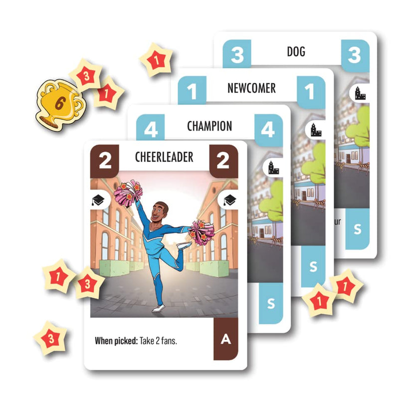 Challengers! Beach Cup Card Game - Strategy Game, Interactive Deck Management Game, Fun Family Game for Adults and Kids, Ages 8+, 1-8 Players, 45 Min Playtime, Made by Pretzel Games