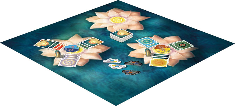 Asmodee Lookout Games Flowers: A Mandala Game - Board Games - Children, Adults and Family Game - For Ages 10+ - 2 to 4 Players - 20 to 30 Min - French Version