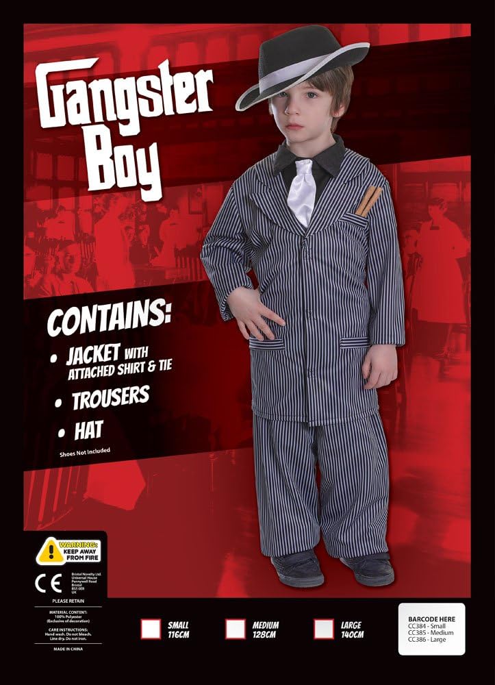 Gangster Boy Childrens Costume