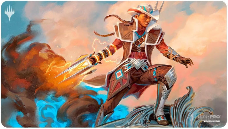 Ultra PRO - Outlaws of Thunder Junction Playmat Ft. Annie Flash for Magic: The Gathering, Limited Edition Unique Artistic Collectible Card Gaming TCG Playmat Accessory