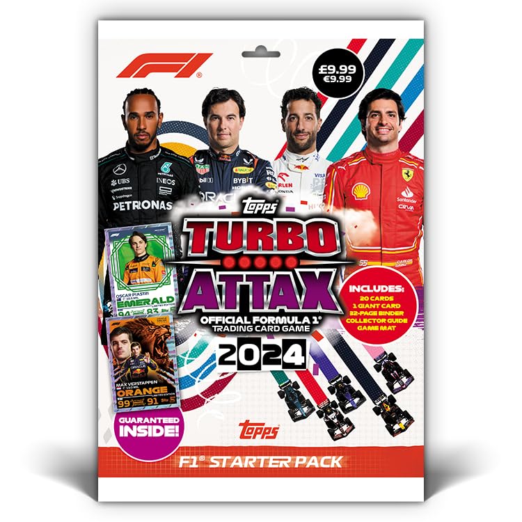 Topps Formula 1 2024 Turbo Attax Starter Pack Turbo 20 Cards