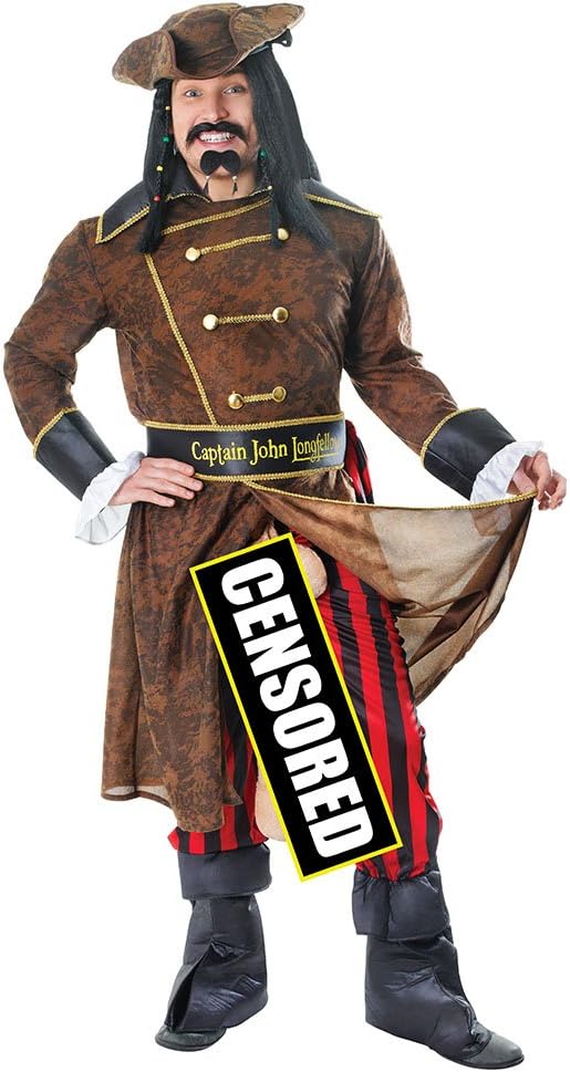 Captain John Longfellow Adult Pirate Costume