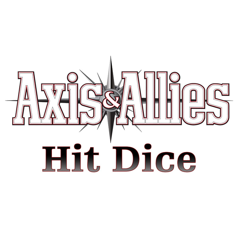 Renegade Games Studio: Axis & Allies: Hit Dice - 72 Dice in 4 Styles, 16mm, Military Style Duffel Carry Bag, Strategy Board Game Accessory & Upgrade