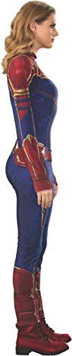 Captain Marvel Womens Hero Deluxe Costume Suit 2 rub-700600S MAD Fancy Dress
