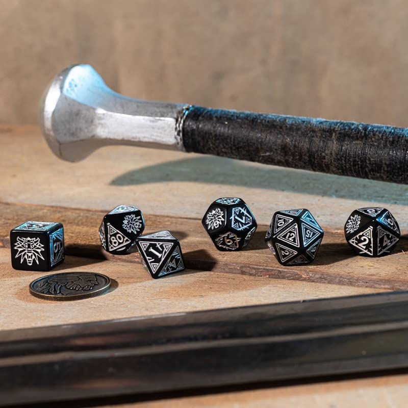 Q-Workshop The Witcher Dice Set. Geralt - Silver Sword