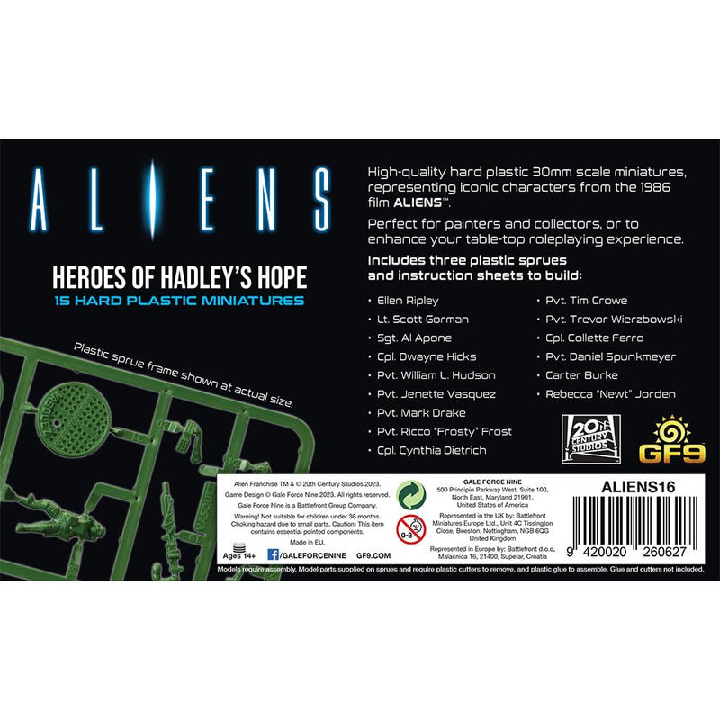 Gale Force Nine - Aliens - Heroes of Hadley&