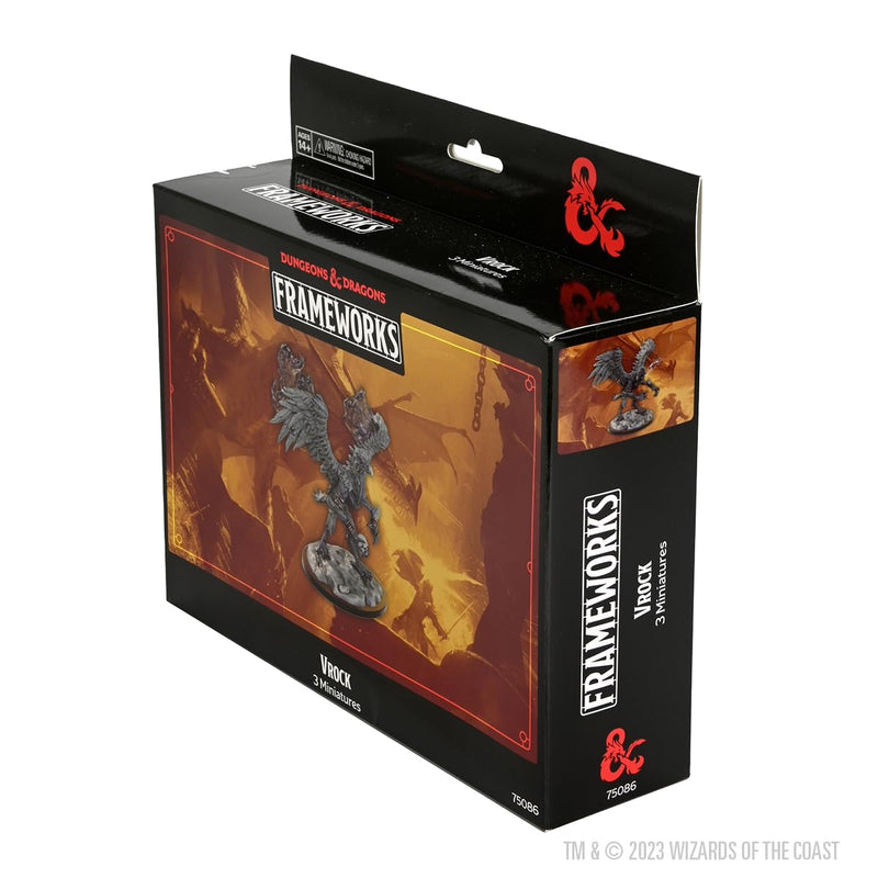 WizKids D&D Frameworks: Vrock - Unpainted and Unassembled