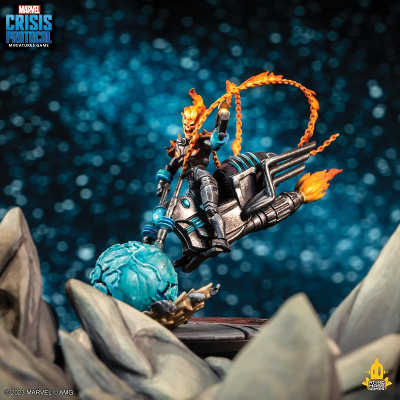 Marvel: Crisis Protocol Cosmic Ghost Rider Character Pack - Embrace The Power Cosmic! Tabletop Superhero Game, Ages 14+, 2 Players, 90 Minute Playtime, Made by Atomic Mass Games