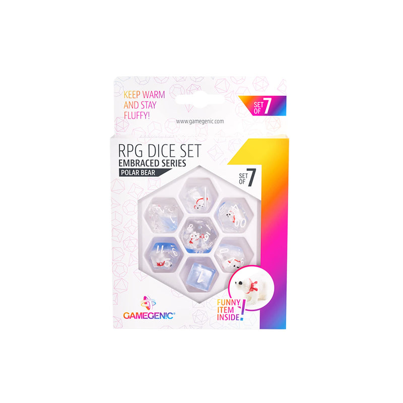 Polar Bear Role Playing Dice Set