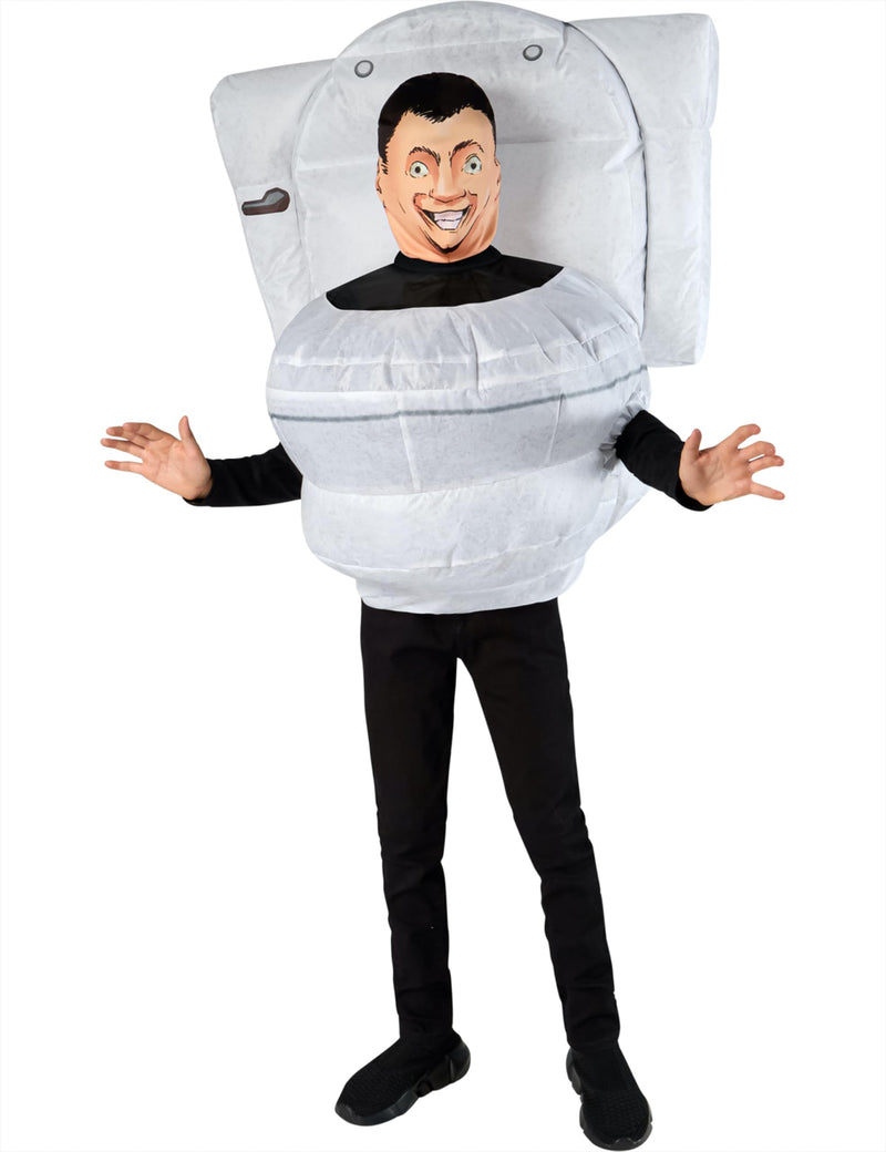 Skibidi Toilet Inflatable Costume for Kids