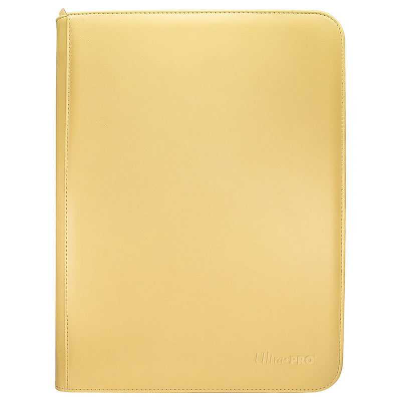 Ultra PRO - Vivid 9-Pocket Zippered PRO-Binder: (Yellow) - Protect Up to 360 Collectible Trading Cards, Sports Cards or Valuable Gaming Cards, Ultimate card Protection