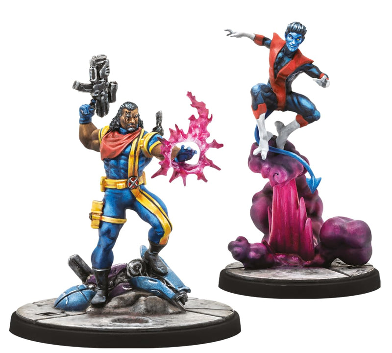 Marvel: Crisis Protocol Bishop & Nightcrawler Character Pack - X-Men Miniatures with Advanced Abilities! Tabletop Superhero Game, Ages 14+, 2 Players, 90 Minute Playtime, Made by Atomic Mass Games