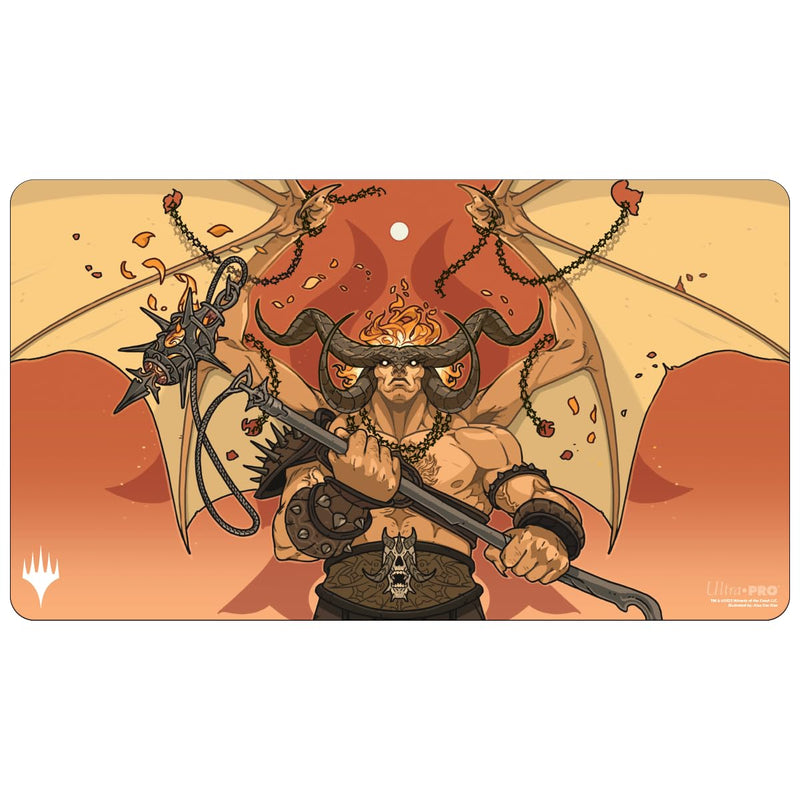 Ultra PRO - MTG Murders at Karlov Manor Playmat Rakdos, Patron of Chaos, Durable Tabletop Professional Card Game Desk Mat Accessories MTG Collector&