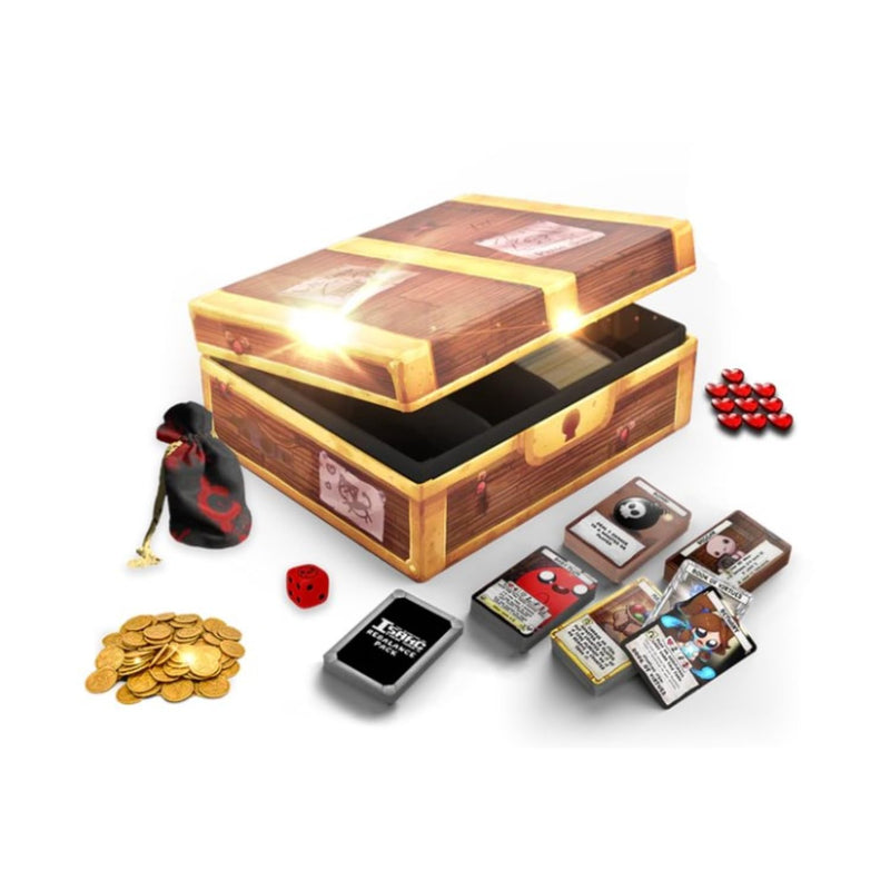 Maestro Media: The Binding of Isaac: Four Souls - Big Boi Box - Includes Requiem Expansion & Large Box to Store It All in, Ages 13+, 1-4 Players