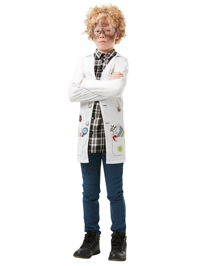 Mad Scientist Boys Costume 9-10 Years