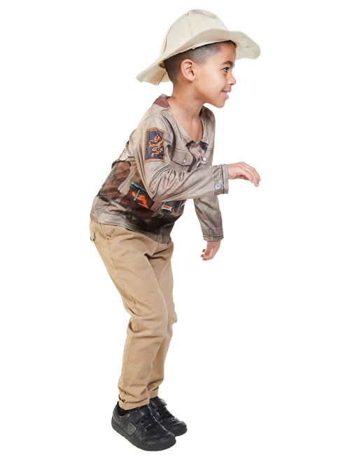 Dino Explorer Kids Costume and Hat