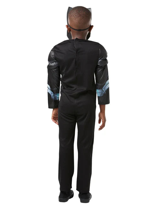 Black Panther Costume Wakanda Kids Quilted Muscle Suit