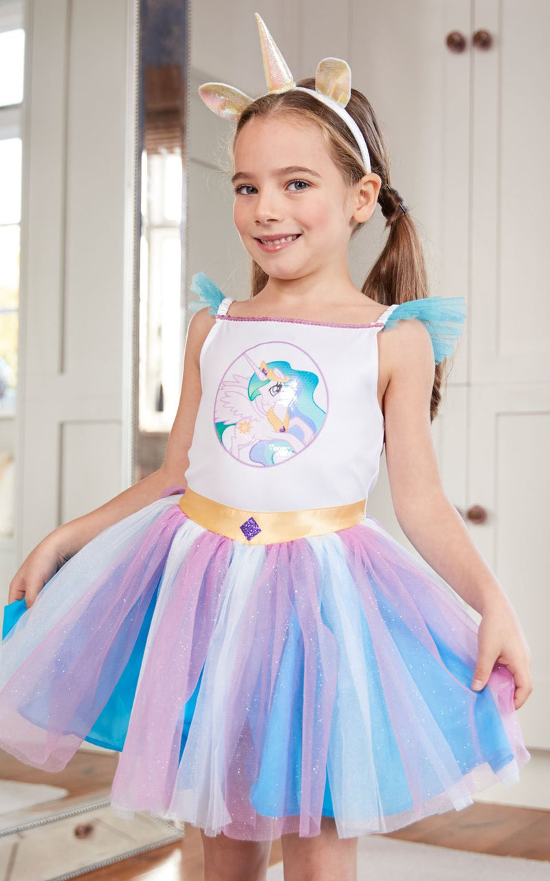 Princess Celestia Deluxe My Little Pony Girls Tutu Costume_2 rub-641454M