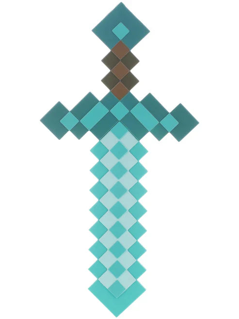 Minecraft Diamond Sword PVC Roleplay Replica