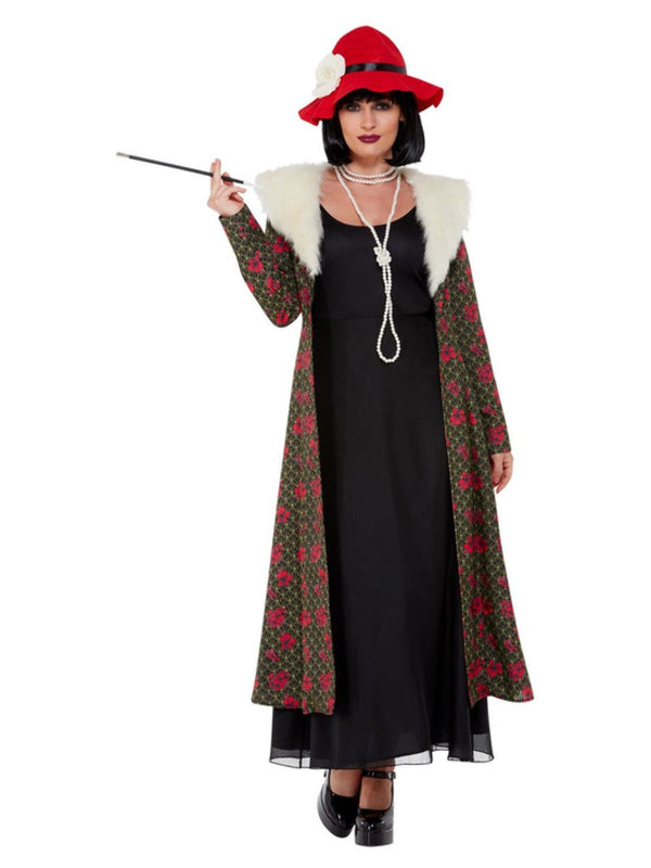 20s Gangsters Moll Costume Adult Black