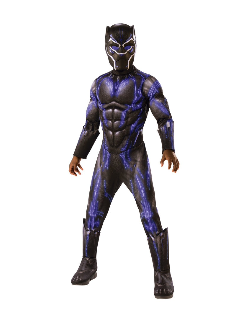 Black Panther Costume Battle Deluxe Boys Wakanda Hero