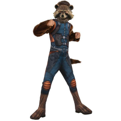 Avengers 4 Gardians of the Galaxy Rocket Raccoon Deluxe Child Costume_1 rub-700689S