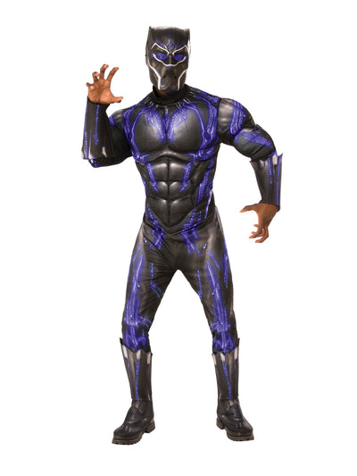 Black Panther Battle Deluxe Wakanda Mens Costume_1 rub-700744STD