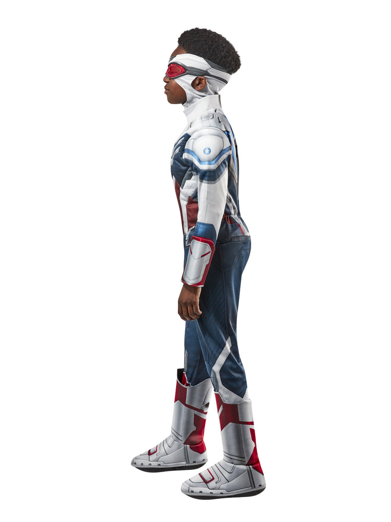 Falcon Winter Soldier Deluxe Captain America Soldier Child Costume 3 MAD Fancy Dress