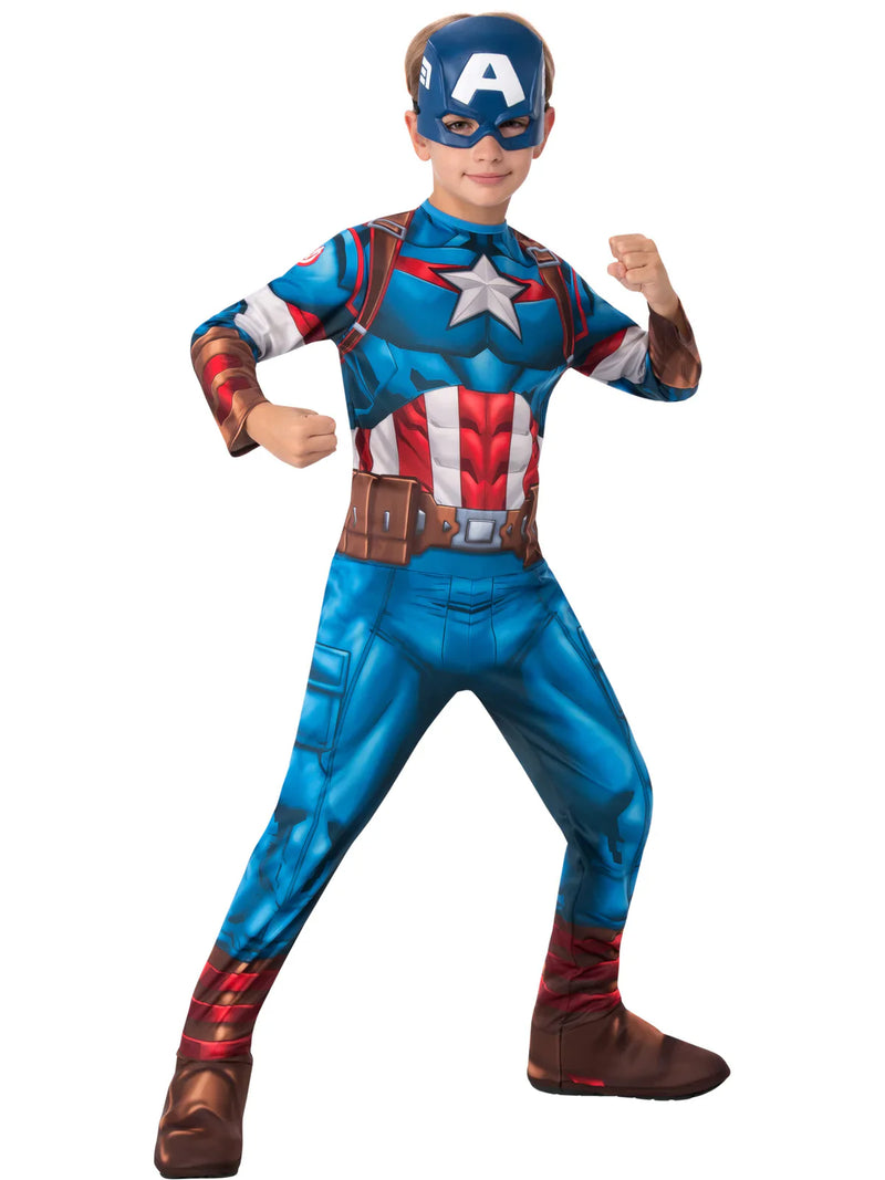 Marvel Captain America Costume for Boys