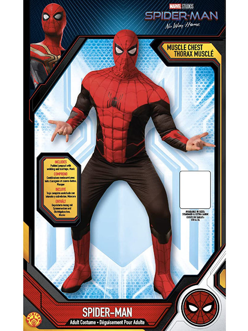 Spider Man Costume No Way Home Black Red Adult