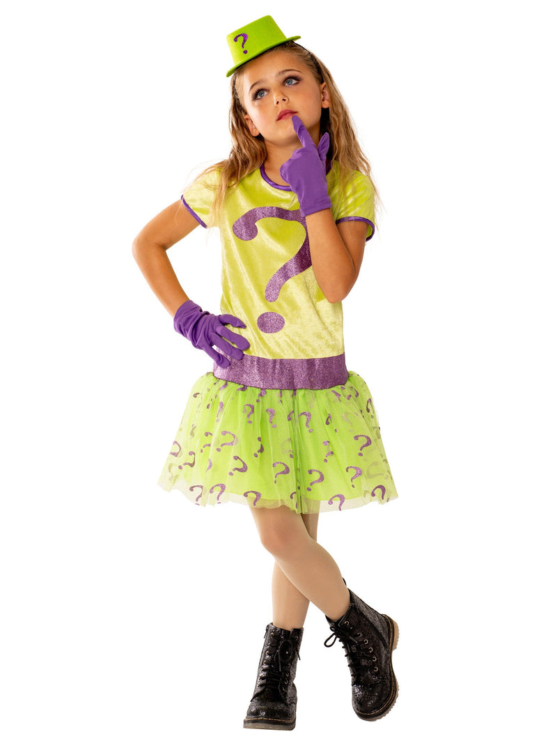 Deluxe Riddler Girls Costume DC Comics