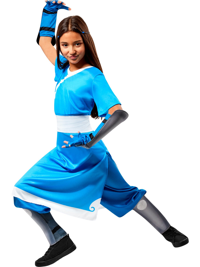 The Legend of Korra Katara Costume Dress for Girls Last Air Bender