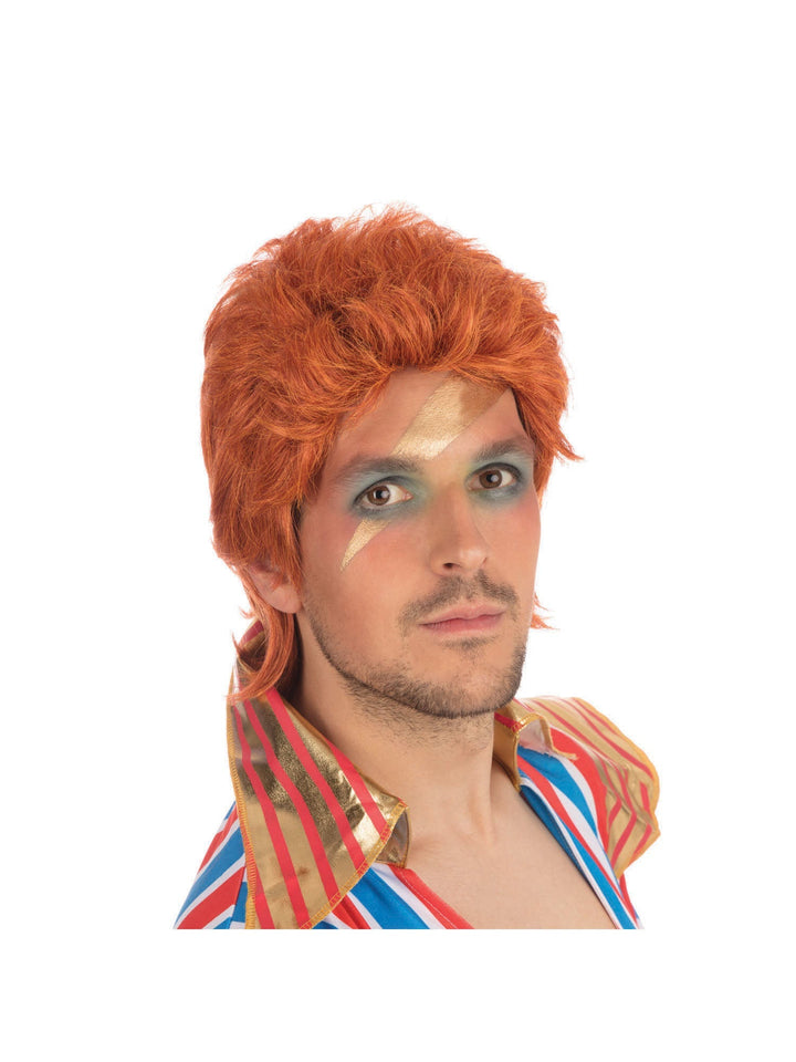 70s Rock Legend David Bowie Wig Orange 70s Rock Legend David Bowie Wig Orange