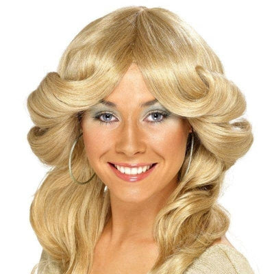 70s Flick Wig Adult Blonde_1 sm-42251