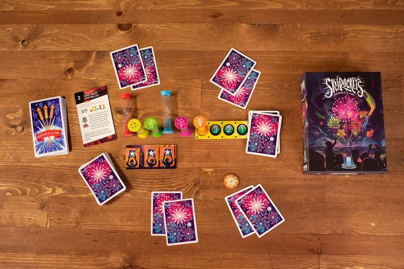 Floodgate Games Skyrockets Festivals of Fire Party Game - Card Game - English Version