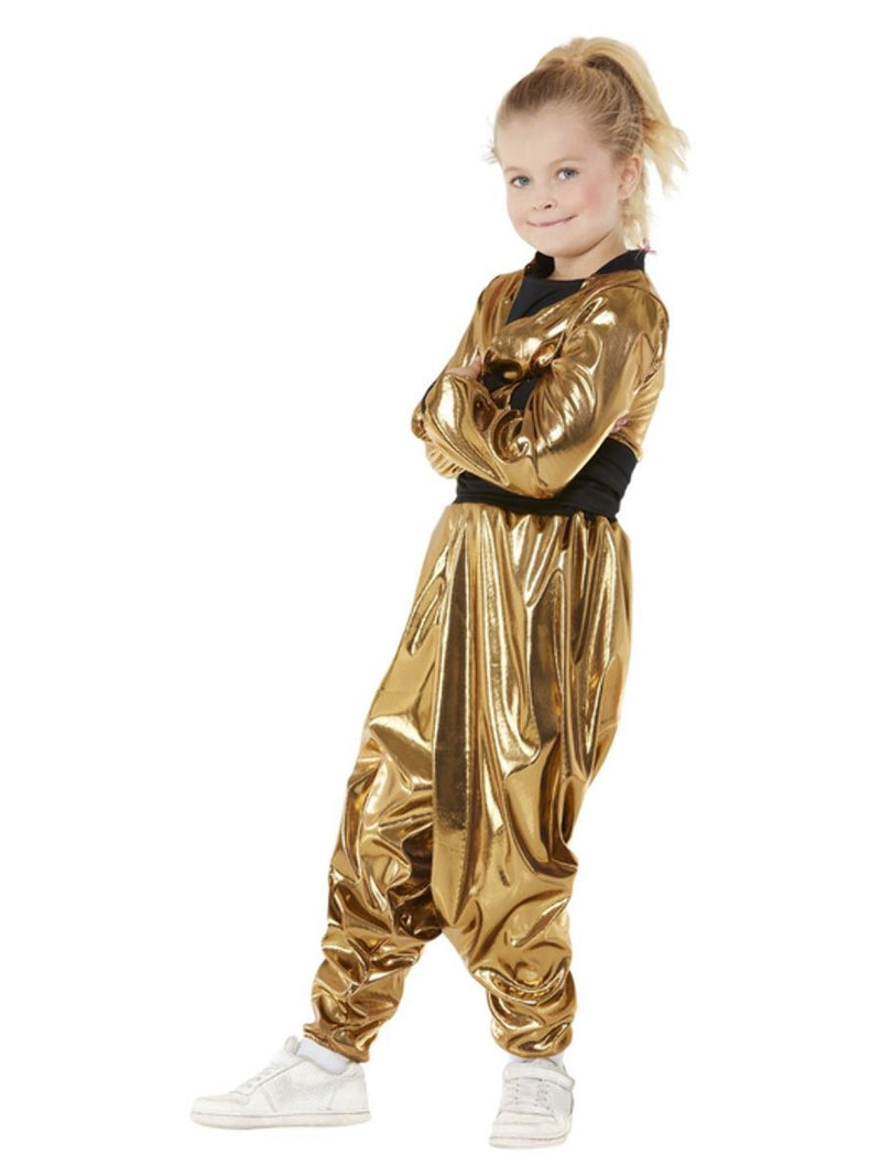 80s Hammertime Child Rapper Gold Costume 2 sm-71071M MAD Fancy Dress