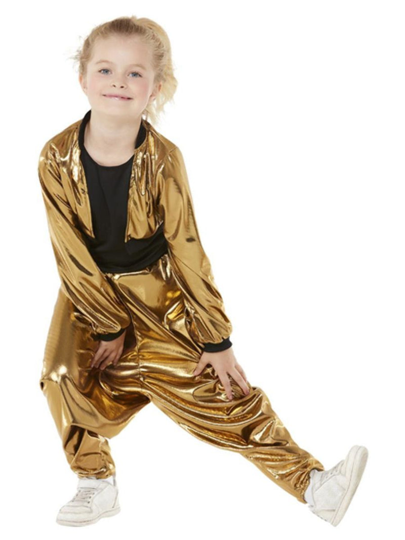 80s Hammertime Child Rapper Gold Costume 3 sm-71071S MAD Fancy Dress