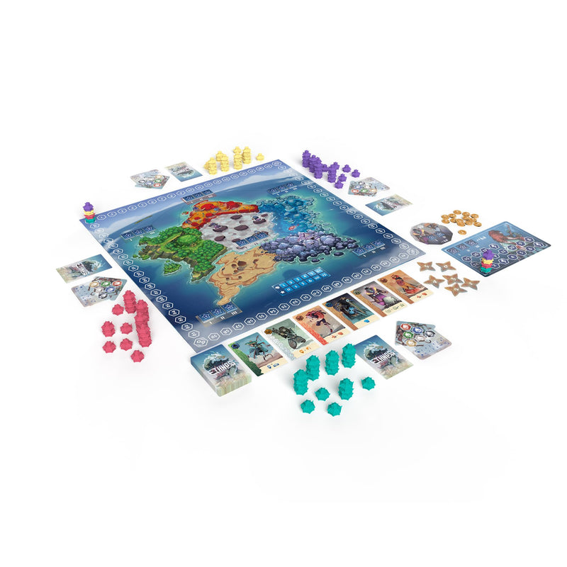 Ethnos Board Game (2nd Edition) - Command Powerful Clans! Area Control Strategy Game for Kids & Adults, Includes Solo Mode, Ages 14+, 1-6 Players, 45 Minute Playtime, Made by CMON