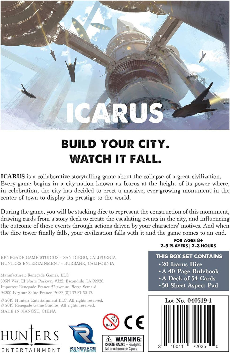 Renegade Game Studios Icarus Role-Playing Game for 2 to 5 Players Aged 8 & Up, Playing Time 2-3 Hours