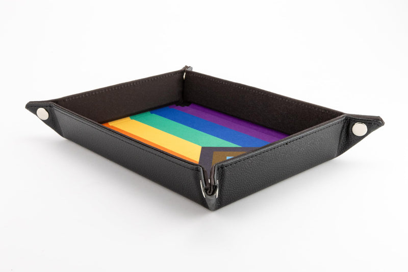 FanRoll by Metallic Dice Games Pride Dice Tray