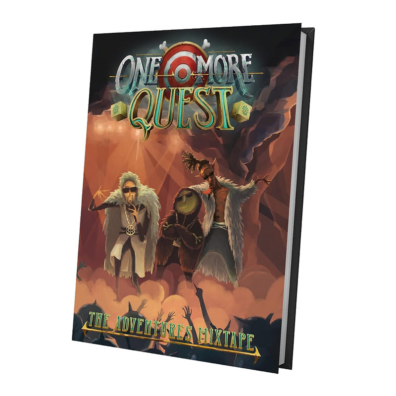 Modiphius Entertainment: One More Quest: The Adventures Mixtape - Hardcover RPG Supplement Book. Dungeon Crawling Expansion, Tabletop Role Playing