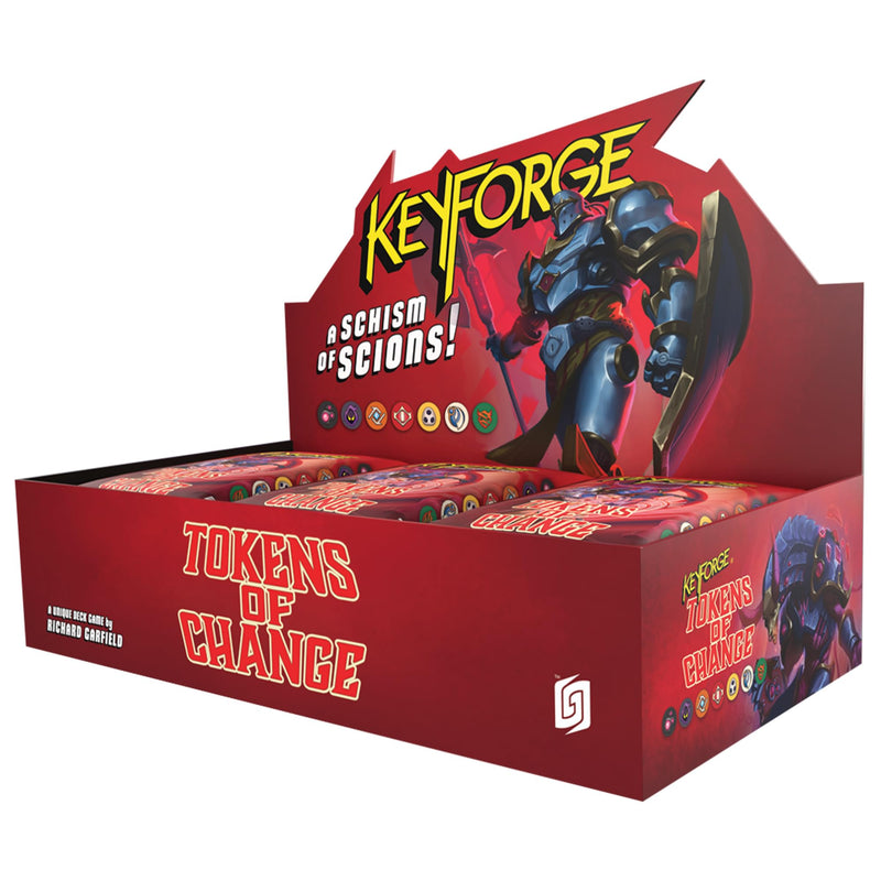 KeyForge: Tokens of Change Deck Display (Set of 12 Decks) - Exciting New Token Creatures! Card Game for Kids & Adults, Ages 10+, 2 Players, 30-45 Min Playtime, Made by Ghost Galaxy