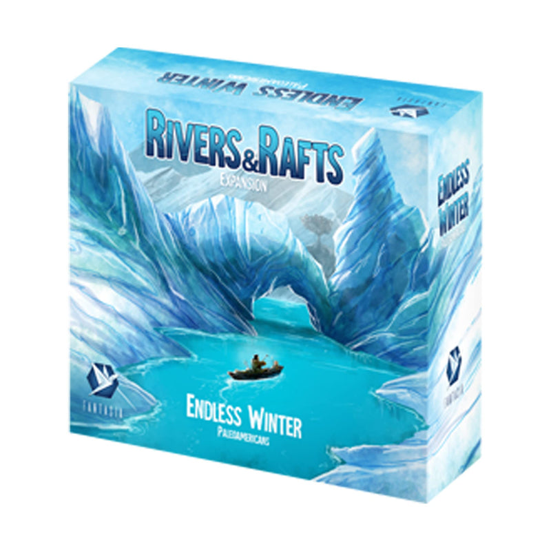 Endless Winter Paleoamericans Rivers & Rafts Board Game Expansion | Prehistoric Strategy Game for Adults and Kids | Ages 12+ | 1-4 Players | Average Playtime 60-90 Minutes | Made by Fantasia Games