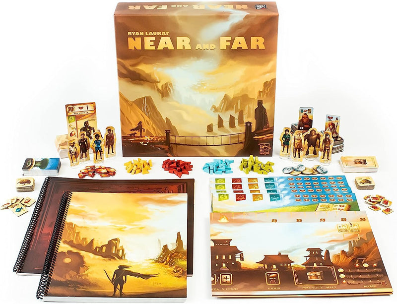 Near and Far by Red Raven Games, Strategy Board Game