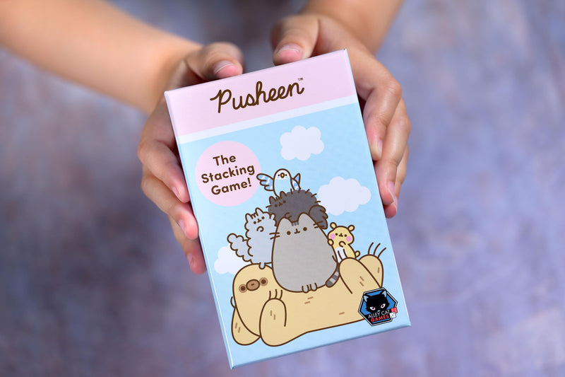 Alley Cat Games Pusheen The Stacking Board Game - Adorable Cat-Themed Dexterity Challenge - 2 to 6 Players Ages 6+ 15 Minutes - Stack Balance and Play with Pusheen and Friends